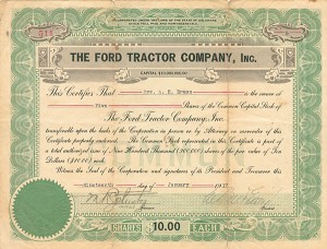 Ford Tractor Co., Inc.